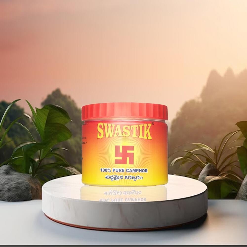 Swastik 100% Pure Camphor tablets 250 grams Jar